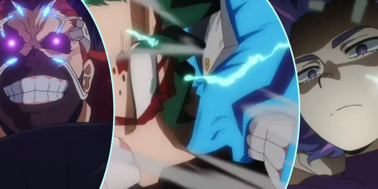 Deku's epic fights with villains
