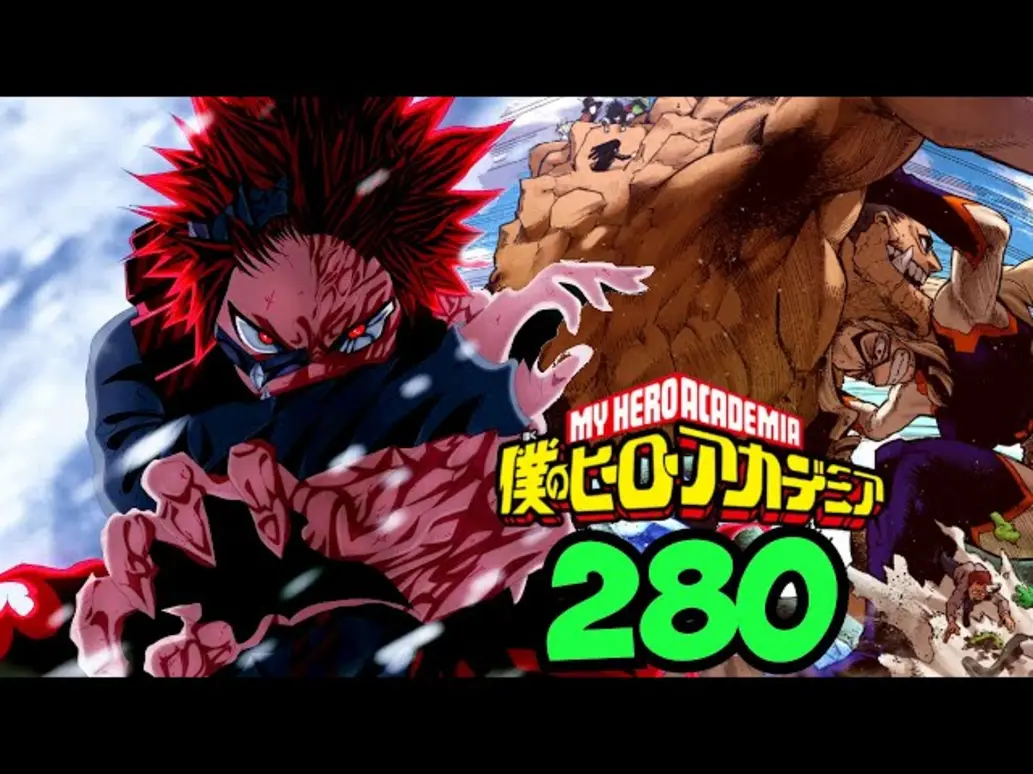 Kirishima fights Gigantomachia powerfully