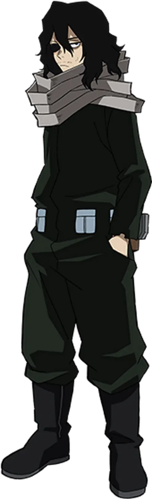 Aizawa My Hero Academia with a strict yet inspiring teaching style