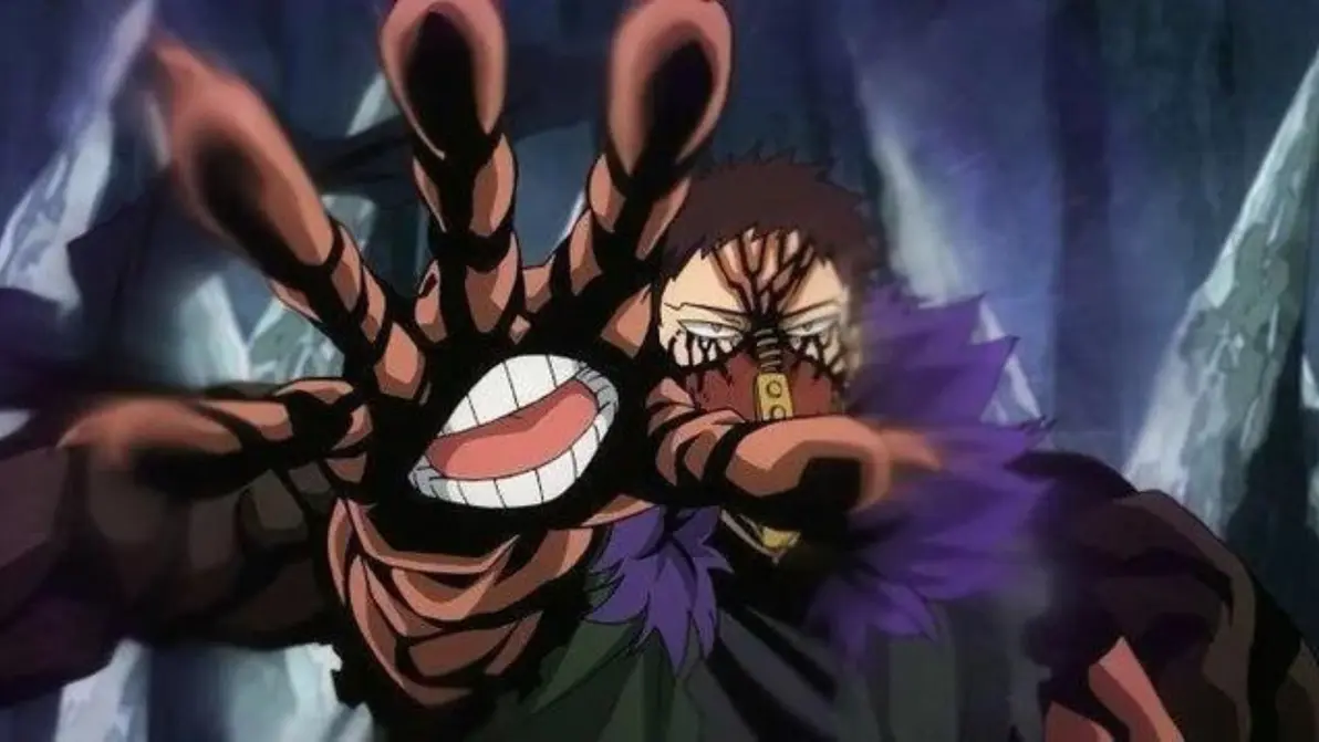 My Hero Academia Overhaul using powers to disassemble and rebuild the world